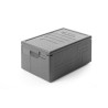 Termoizoliacinis konteineris Cam GoBox Economy 46 l, GN 1/1, GN 1/2, Cambro, Juodas, 600x400x(H)316mm