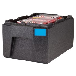 Termoizoliacinis konteineris Cam GoBox, įkraunamas iš viršaus, GN 1/1, 46 l, Cambro, Juodas, 680x400x(H)321mm