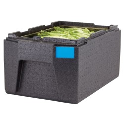 Termoizoliacinis konteineris Cam GoBox, įkraunamas iš viršaus, GN 1/1, 46 l, Cambro, Juodas, 680x400x(H)321mm