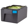 Termoizoliacinis konteineris Cam GoBox, įkraunamas iš viršaus, GN 1/1, 46 l, Cambro, Juodas, 680x400x(H)321mm