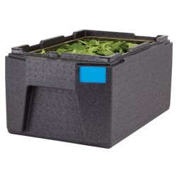 Termoizoliacinis konteineris Cam GoBox, įkraunamas iš viršaus, GN 1/1, 46 l, Cambro, Juodas, 680x400x(H)321mm