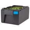 Termoizoliacinis konteineris Cam GoBox, įkraunamas iš viršaus, GN 1/1, 46 l, Cambro, Juodas, 680x400x(H)321mm