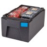 Termoizoliacinis konteineris Cam GoBox, įkraunamas iš viršaus, GN 1/1, 46 l, Cambro, Juodas, 680x400x(H)321mm