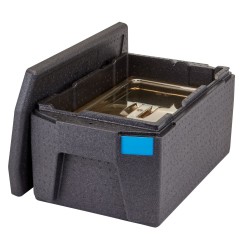 Termoizoliacinis konteineris Cam GoBox, įkraunamas iš viršaus, GN 1/1, 46 l, Cambro, Juodas, 680x400x(H)321mm