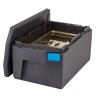 Termoizoliacinis konteineris Cam GoBox, įkraunamas iš viršaus, GN 1/1, 46 l, Cambro, Juodas, 680x400x(H)321mm