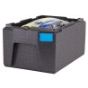 Termoizoliacinis konteineris Cam GoBox, įkraunamas iš viršaus, GN 1/1, 46 l, Cambro, Juodas, 680x400x(H)321mm