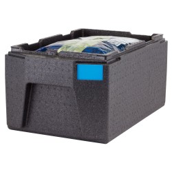 Termoizoliacinis konteineris Cam GoBox, įkraunamas iš viršaus, GN 1/1, 46 l, Cambro, Juodas, 680x400x(H)321mm