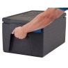 Termoizoliacinis konteineris Cam GoBox, įkraunamas iš viršaus, GN 1/1, 46 l, Cambro, Juodas, 680x400x(H)321mm
