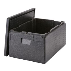 Termoizoliacinis konteineris Cam GoBox, įkraunamas iš viršaus, GN 1/1, Cambro, Juodas, 610x430x(H)320mm
