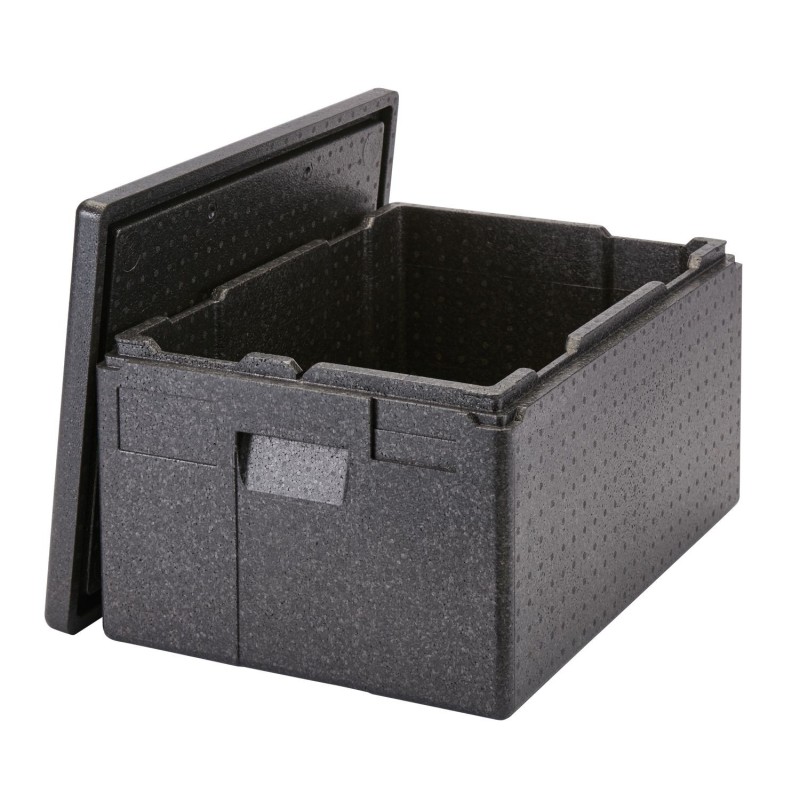 Termoizoliacinis konteineris Cam GoBox, įkraunamas iš viršaus, GN 1/1, Cambro, Juodas, 610x430x(H)320mm