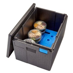 Termoizoliacinis konteineris Cam GoBox XL, įkrovimas iš viršaus, GN 1/1, 64,5 l, Cambro, 64,5L, Juodas, 610x430x(H)390mm