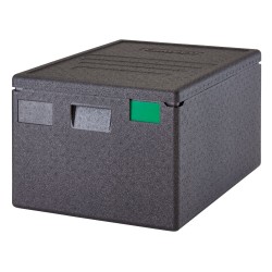 Termoizoliacinis konteineris Cam GoBox, įkraunamas iš viršaus, 600x400 mm, Cambro, 80L, Juodas, 690x490x(H)370mm