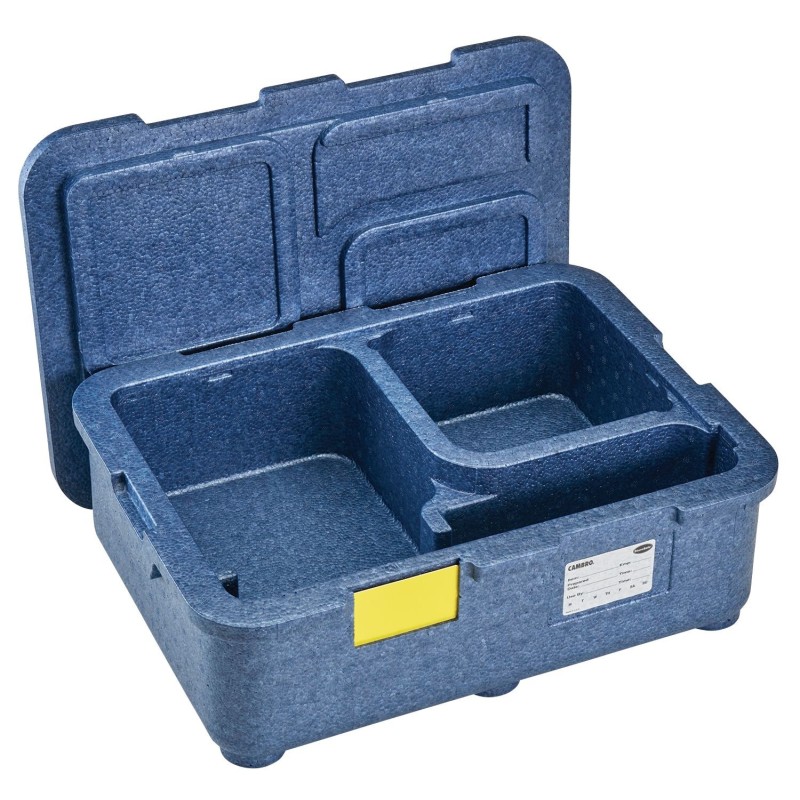 4 kamerų termoizoliacinis konteineris Cam GoBox, Cambro, Mėlynas, 480x350x(H)167mm