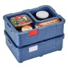 4 kamerų termoizoliacinis konteineris Cam GoBox, Cambro, Mėlynas, 480x350x(H)167mm