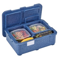4 kamerų termoizoliacinis konteineris Cam GoBox, Cambro, Mėlynas, 480x350x(H)167mm