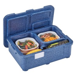 4 kamerų termoizoliacinis konteineris Cam GoBox, Cambro, Mėlynas, 480x350x(H)167mm