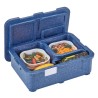 4 kamerų termoizoliacinis konteineris Cam GoBox, Cambro, Mėlynas, 480x350x(H)167mm