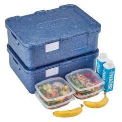 4 kamerų termoizoliacinis konteineris Cam GoBox, Cambro, Mėlynas, 480x350x(H)167mm