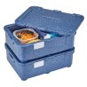 4 kamerų termoizoliacinis konteineris Cam GoBox, Cambro, Mėlynas, 480x350x(H)167mm