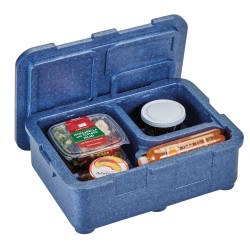 4 kamerų termoizoliacinis konteineris Cam GoBox, Cambro, Mėlynas, 480x350x(H)167mm