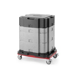 Daugiafunkcinė šilumą izoliuojanti talpykla Cam GoBox, Cambro, Šviesiai pilkas, 641x641x(H)754mm