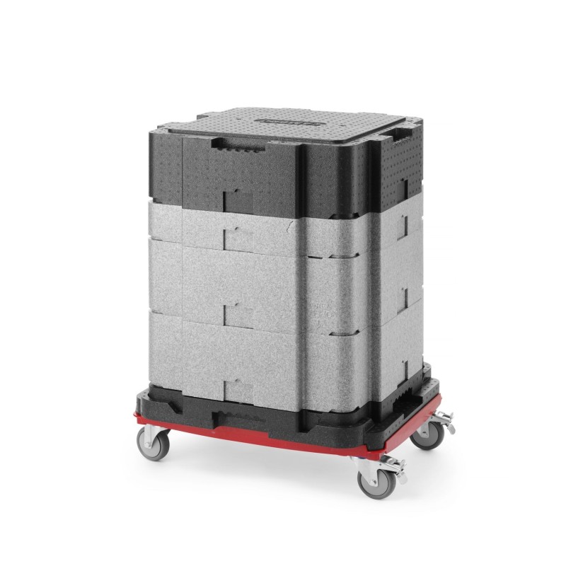 Daugiafunkcinė šilumą izoliuojanti talpykla Cam GoBox, Cambro, Šviesiai pilkas, 641x641x(H)754mm