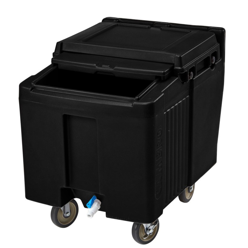 Ledo vežimėlis ICS125L Sliding Lid, Cambro, 125L, Juodas