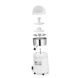 Elektrinė sulčiaspaudė su apsauga nuo purslų, Waring, Balta, 230V/375W, 254x254x(H)495mm