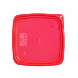 CamSquares Fresh Pro talpyklos dangtis, Cambro, 5,7 l ir 7,6 l talpykloms, Raudona, 229x229x(H)19mm