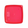 CamSquares Fresh Pro talpyklos dangtis, Cambro, 5,7 l ir 7,6 l talpykloms, Raudona, 229x229x(H)19mm