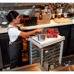 Camshelving vežimėlis talpykloms, 9x GN1/1, Cambro, 730x438x(H)102mm