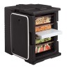 Termoizoliacinis konteineris Ultra Pan Carrier GN 1/1, įkraunamas iš priekio, Cambro, GN 1/1, Juodas, 460x630x(H)620mm