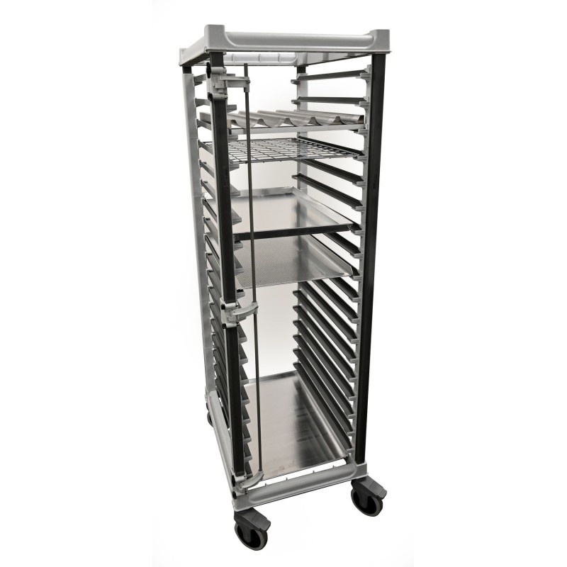 Padėklų vežimėlis Camshelving, 18x 600x400 mm, Cambro, 516x783x(H)171mm