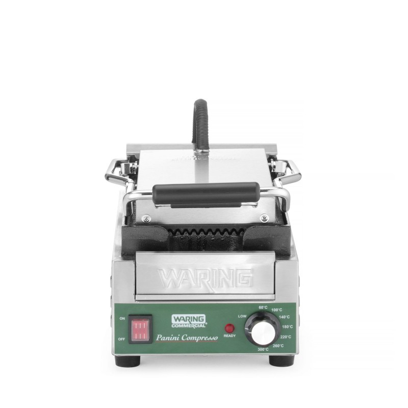 Kontaktinis grilis Panini Compresso Slimline, Waring, 230V/1800W, 317x596x(H)260mm