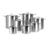 Puodas su dangčiu 3 ltr. ø160x150mm