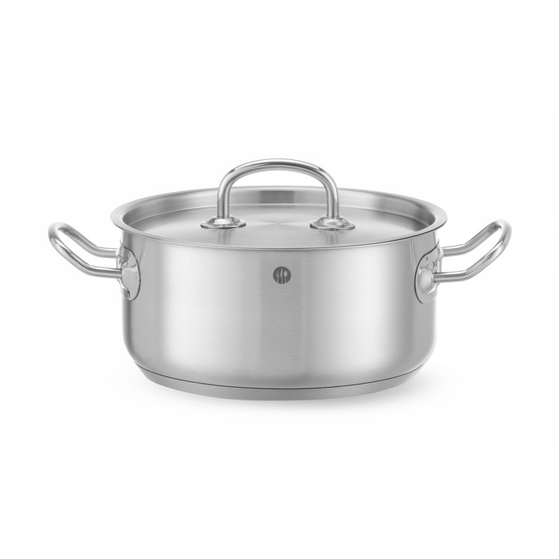 Puodas žemas su dangčiu 2,9 l