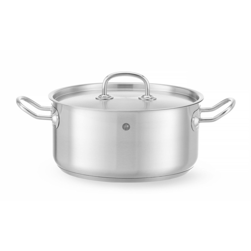 Puodas žemas su dangčiu 4,9 l