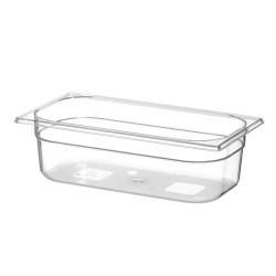 Gastronominė talpykla GN 1/3 iš polikarbonato, HENDI, Profi Line, GN 1/3, 4L, Permatomas, 325x176x(H)100mm