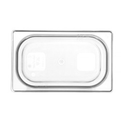 Talpykla GN 1/4 iš polikarbonato, HENDI, Profi Line, GN 1/4, 5,5L, Permatomas, 265x162x(H)200mm