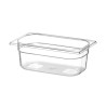 Talpykla GN 1/4 iš polikarbonato, HENDI, Profi Line, GN 1/4, 2,8L, Permatomas, 265x162x(H)100mm