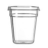 Talpykla GN 1/6 iš polikarbonato, HENDI, Profi Line, GN 1/6, 3,4L, Permatomas, 176x162x(H)200mm