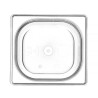 Talpykla GN 1/6 iš polikarbonato, HENDI, Profi Line, GN 1/6, 2,4L, Permatomas, 176x162x(H)150mm