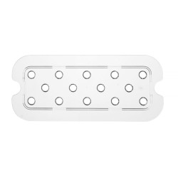 Grotelės gastro talpykloms GN iš polikarbonato, HENDI, Profi Line, GN 1/3, Permatomas, 266x116mm