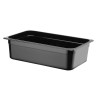 GN talpykla 1/1 iš juodo polikarbonato, HENDI, Profi Line, GN 1/1, 21L, Juodas, 530x325x(H)150mm