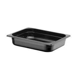 GN talpykla 1/2 iš juodo polikarbonato, HENDI, Profi Line, GN 1/2, 4L, Juodas, 325x265x(H)65mm