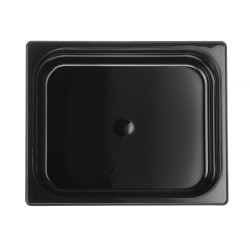 GN talpykla 1/2 iš juodo polikarbonato, HENDI, Profi Line, GN 1/2, 4L, Juodas, 325x265x(H)65mm