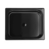 GN talpykla 1/2 iš juodo polikarbonato, HENDI, Profi Line, GN 1/2, 4L, Juodas, 325x265x(H)65mm