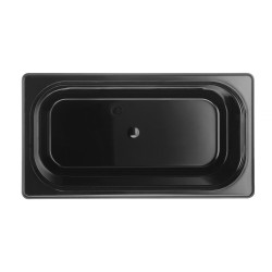 GN talpykla 1/3 iš juodo polikarbonato, HENDI, Profi Line, GN 1/3, 7,8L, Juodas, 325x176x(H)200mm