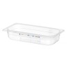GN indas 1/3 Polipropilen HACCP 65mm
