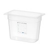 GN indas 1/4 Polipropilen HACCP 200mm